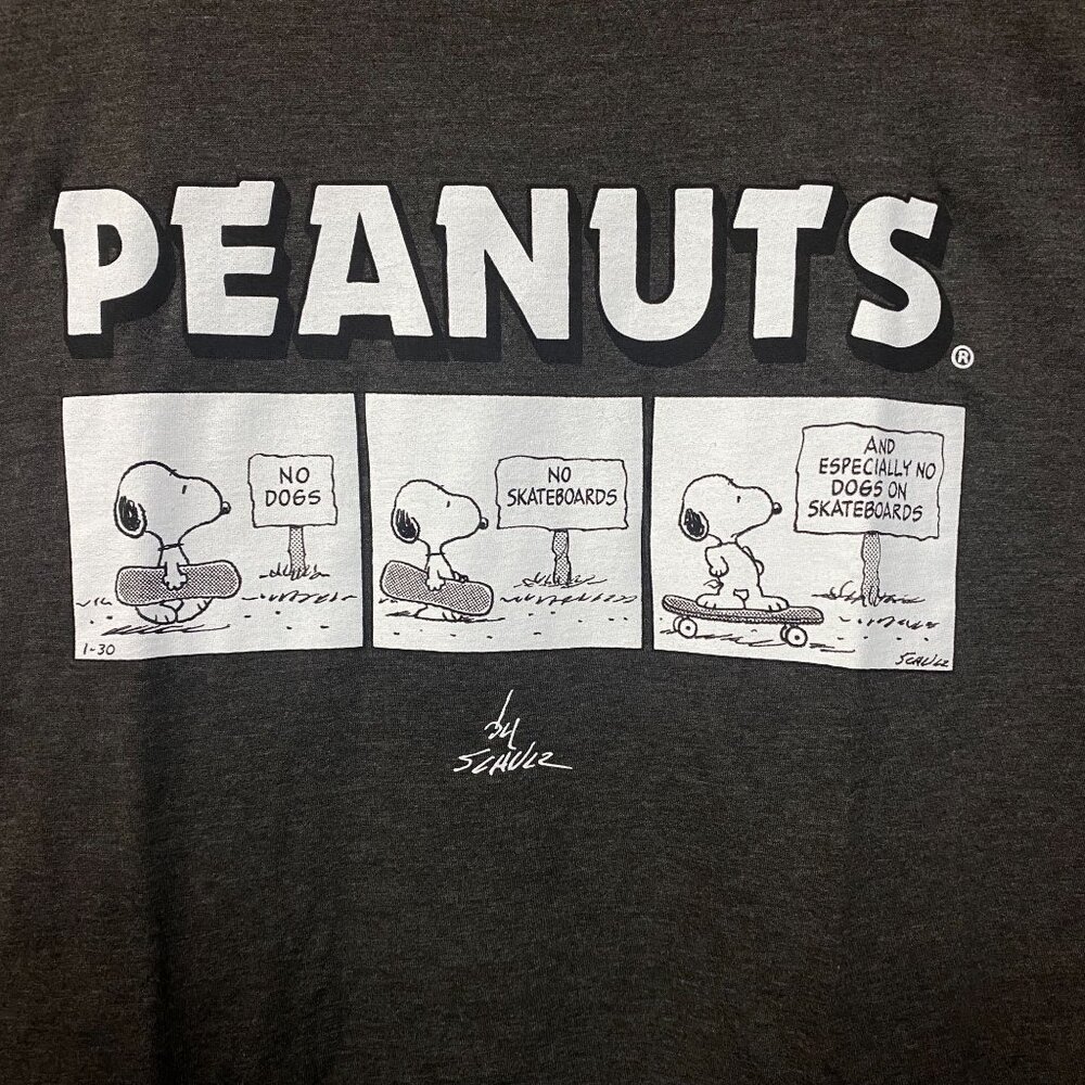 Peanuts Snoopy Cartoon Comic Graphic T-Shirt 2XL - Picture 2 of 4